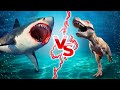 Megalodonte VS T-Rex, Lo Scontro Finale