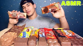 바삭바삭 오독오독 초콜릿 Crunky kitkat Teasers Almonday Mars nesquik   아이스크림 매그넘 한국 사랑합니다🇰🇷❤️ 남자ASMR 외국인ASMR