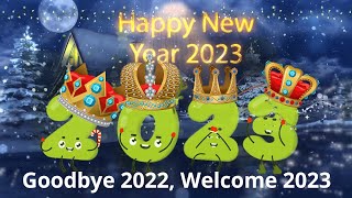 Goodbye 2022  Welcome 2023 Happy New Year Whatsapp Status #HappyNewYear2023 Countdown