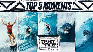 TOP 5 MOMENTS SHISEIDO Tahiti Pro presented by Outerknown