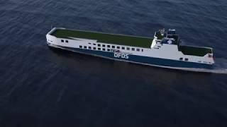 DFDS’ new mega Ro-Ro’s in action