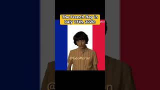 French flag change 🇫🇷 | #shorts #capcut #flags #france #template