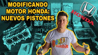 MODIFICANDO MOTOR DE HONDA CIVIC🏁 PISTONES P29 / RESTAURANDO HONDA CIVIC EP.3