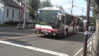 【FHD】立川バス・J914 回送(FUSO AEROSTAR) 若葉町団地～惜別・木バス～