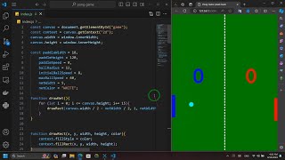 ASMR Programing - pong game with HTML, CSS and JavaScript