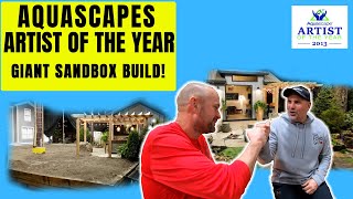 Aquascapes Artist of The Year Sandbox Build with Greg The Pond Guy!