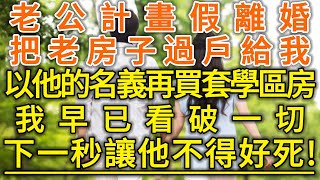 老公計畫假離婚！把老房子過戶給我！以他的名義再買套學區房！我早已看破一切！下一秒讓他不得好死！#生活經驗 #情感故事 #深夜淺讀 #幸福人生