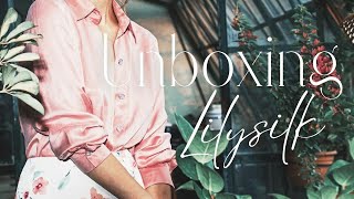 UNSPONSORED Unboxing Lilysilk Shirts - Packaging \u0026 First Look - What To Expect From Lilysilk