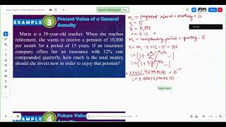 Present Value and Future Value of Simple and General Annuities