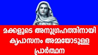 മക്കളുടെ അനുഗ്രഹത്തിനായി കൃപാസനം അമ്മയോടുള്ള പ്രാർത്ഥന