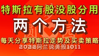 [阿兰说美股]特斯拉又处在涨跌的临界点，有股票及没股票的，按两种不同的策略操作。#nvda如何解套？ #aal #soxs #tsla *点击下方[说明]栏内的链接成为会员，修美股功夫做美股狙击手！