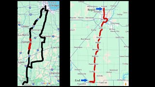 04 of 26 - 2024 Nov 6 - Decatur to Pana - 51 - Fall Leaves - a bit past peak - Dash Cam - Scenic