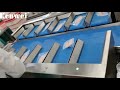 12 head manual belt weigher for weighing frozen food