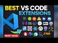 Best VS Code Extensions for Developers | Must Have Tools in 2026 #vscodeextensions #viral #youtube 