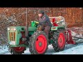 schafft er das holder ag35 holzrücken im schnee