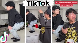 Best of Jonathan & Michael Le TikTok Dance Compilation ~ Mini Mike and JustMaiko!