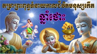 ហោរាសាស្ត្រ តម្រាព្រះពុទ្ធទំនាយ​កាលជីវិតមនុស្សកើតឆ្នាំថោះ​ BUDDHISM HOROSCOPE STORY