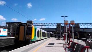 350110 departs Stafford with a honk!