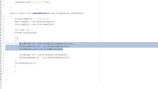 How to Delete a Specific Line of Text From a File Using Java