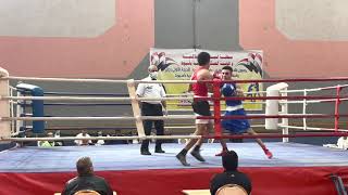 بطوله الجمهوريه للدرجه الاولي ملاكمه 2021\u00262022 دور ال4 عمر عبدالعزيز vs علي عصام 67kg Amateur boxing