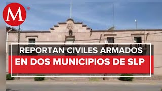 Habitantes reportan la presencia de comandos armados en dos municipios de SLP