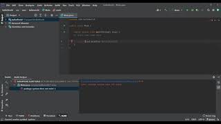 java error, package system does not exist ...