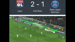 Lyon vs Paris Saint Germain 2-1 All Goal 28/02/2016