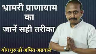 भ्रामरी Bhramari प्राणायाम करने का सही तरीका | तनाव ,चिंता,मेमोरी, नींद में लाभ in Hindi