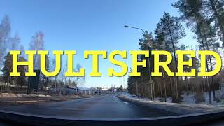 Hultsfred, Sweden. Dashcam video.