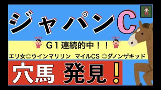 【ジャパンCが10倍楽しみになる！】☆最高の穴馬見つけました☆