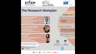 EBM Grand Rounds - 'The Research Workplan' Module 3 of 8