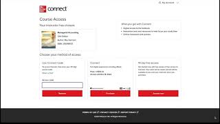 How to Register for Your Course in McGraw Hill Connect