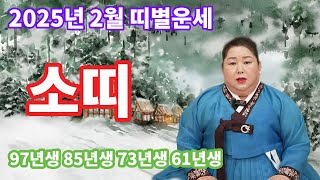 2025년 2월 소띠운세 97년생 85년생 73년생 61년생 미륵암 \u0026 황후신궁 강남점집 서울점집 공주점집 대전점집 세종점집 삼성동점집