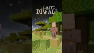 Diwali In Minecraft || Diwali Special || #minecraft #happydiwali #shorts