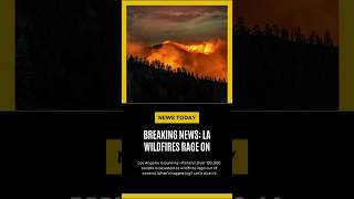 Los Angeles Ablaze | 130,000 Evacuate as Wildfires Rage #losangeles #hollywood #wildfires