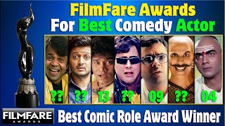 Filmfare Best Comedian Actor Award all Time List | 1967 - 2021 | Comedy Role Filmfare Awards WINNERS