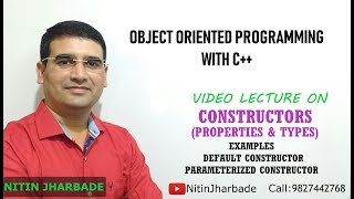Constructors [Properties | Types] - Example : Default Constructor | Parameterized Constructor