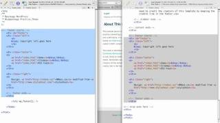 WordPress Tutorial: Customizing Footer [HTML2WP screencast]
