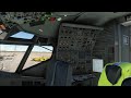 boeing 727 freighter modern equipment w gps leipzig munich real airline pilot