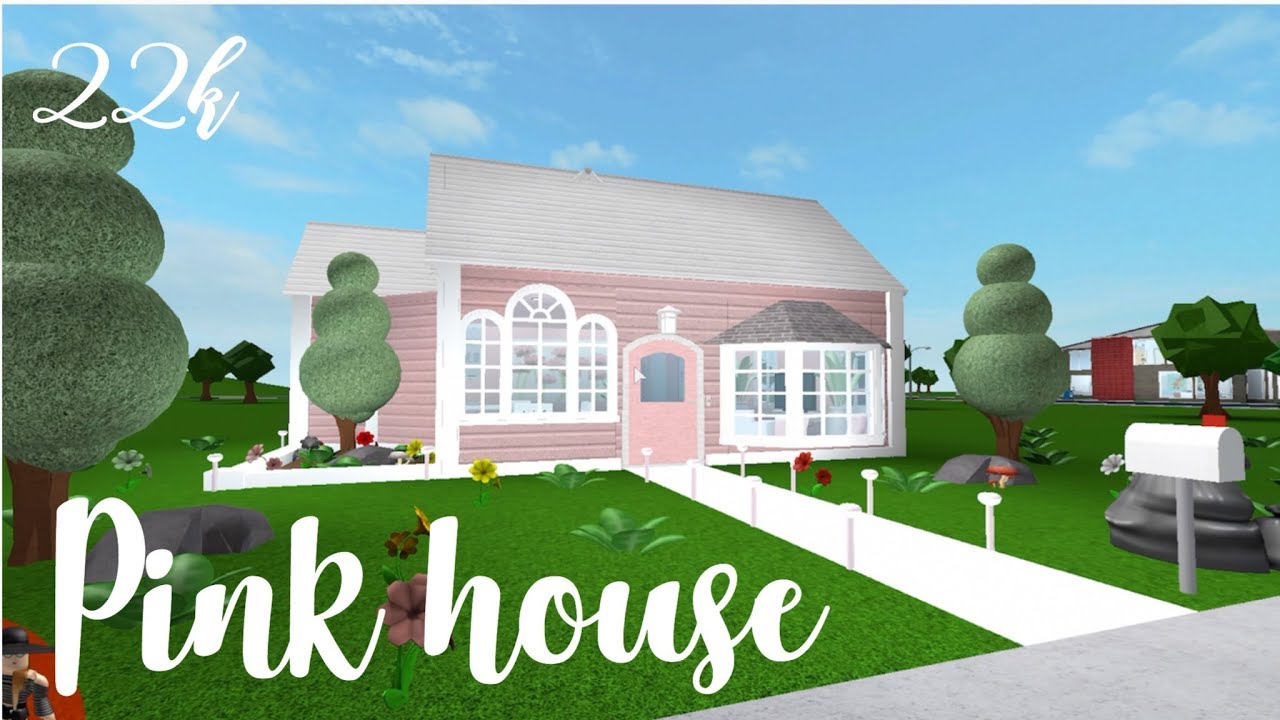 Bloxburg HOUSE Build Mansion Pink