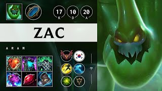 Zac ARAM: Triple Kill, Rampage - KR Grandmaster Patch 14.24