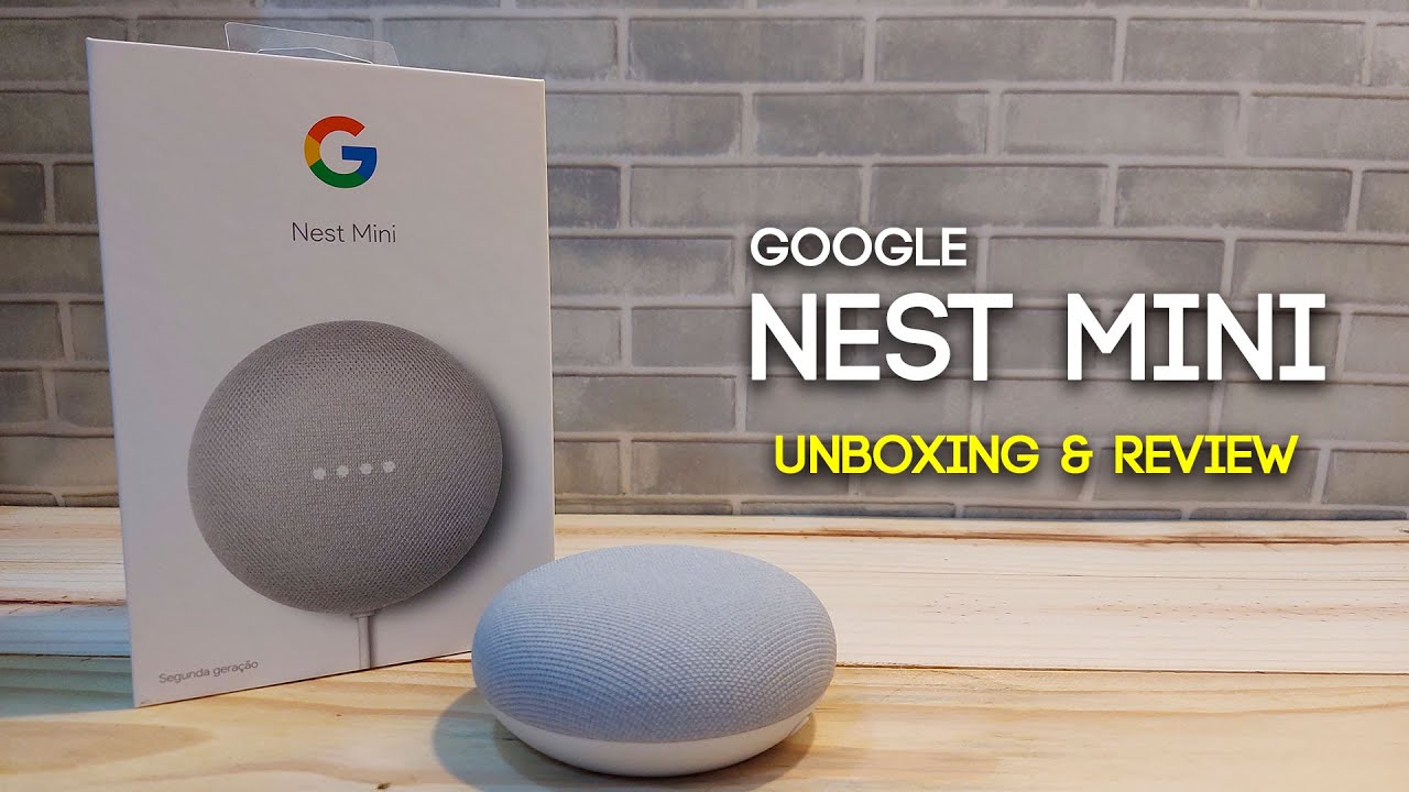 GOOGLE NEST MINI - UNBOXING & REVIEW - YouTube