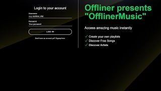 Web Development Project Spotify Clone - OfflinerMusic | Using HTML CSS PHP JavaScript