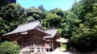 美祢市の文化財　厚保町　神功皇后神社の社叢