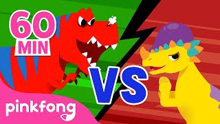 Dinosaurios para niños | T-Rex vs Paquicefalosaurio | Pinkfong Cuentos y Canciones ​Infantiles
