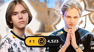M0NESY TRIES HARD TO STEAL DONK'S TOP #1 ON FACEIT!! (ENG SUBS) | CS2