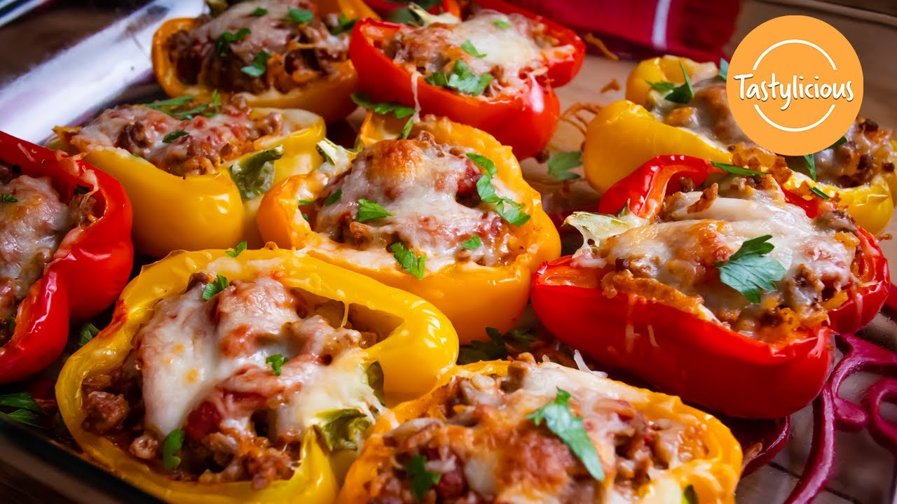 Delicious Homemade Stuffed Bell Pepper Recipe | Easy Stuffed Bell ...