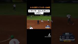 【奇跡のプレー】守備って大事　ワールドカップ男子ソフトボール #softball #プロ野球 #ソフトボール #ウィンドミル #ワールドカップ #熱盛