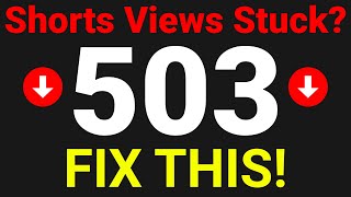 If Your YouTube Shorts Get Under 500 Views… DO THIS!