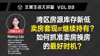 湾区房源库存新低，卖房套现OR继续持有？如何抓准卖房换房的最好时机？ ​· 北美大讲堂99